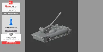 2S5 Giatsint-S - Tank Model STL