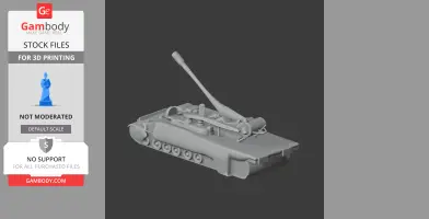 2S5 Giatsint-S - Tank Model STL