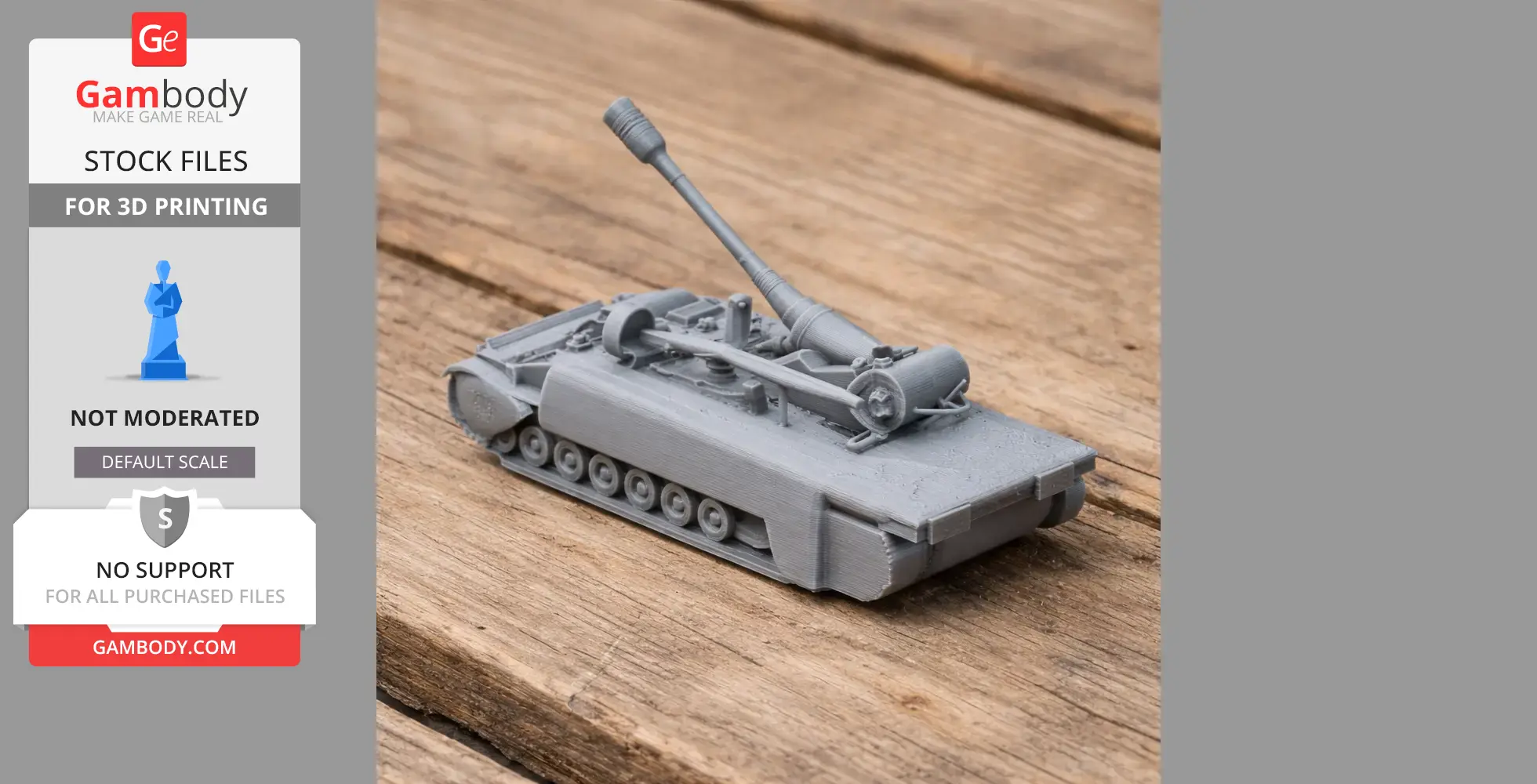2S5 Giatsint-S - Tank Model STL