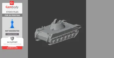 2S9 Nona - Tank Model STL