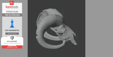 Bighorn Sheep Skull - Skull Replica STL