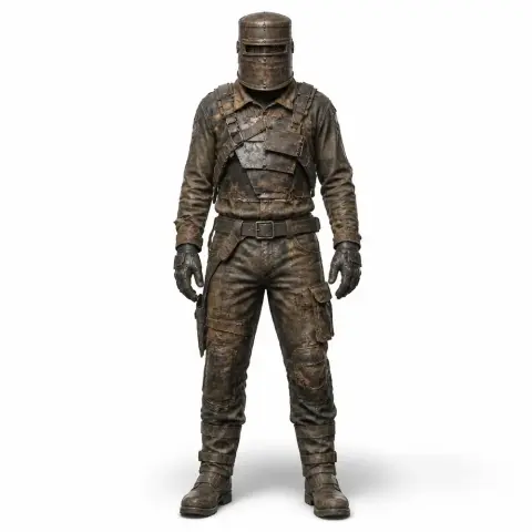 AK-47 - Rust Figurine - Character Figure STL