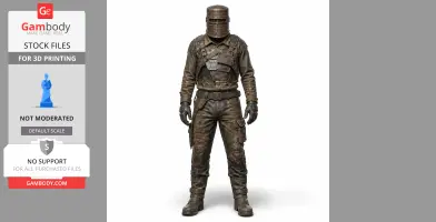 AK-47 - Rust Figurine - Character Figure STL