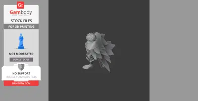 A 3D model of Alhaitham from Genshin Impact, showing detailed clothing and intricate feather-like cape.