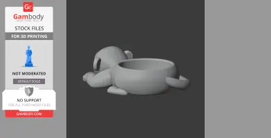 Monkey Bowl - Animal Wall Hook STL