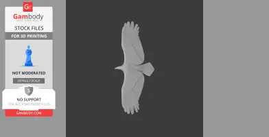 Griffon Vulture - Prehistoric Animal STL