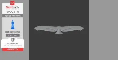 Griffon Vulture - Prehistoric Animal STL
