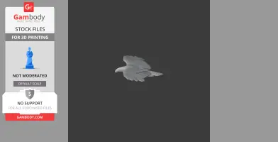 Griffon Vulture - Prehistoric Animal STL