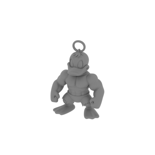 Donald Duck Hulk Ring Figure.stl