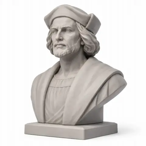Christopher Columbus Bust - Historical Warrior STL