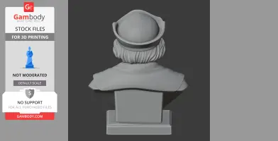 Christopher Columbus Bust - Historical Warrior STL