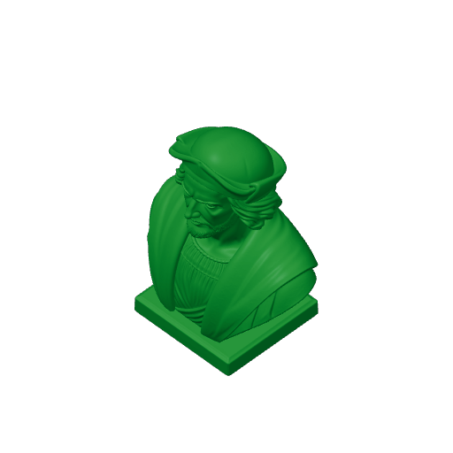 Christopher Columbus Bust.3mf