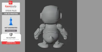 Donald Duck Iron Man Ring Figure - Mashup Figure STL