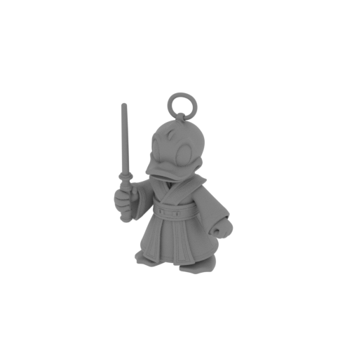 Donald Duck Jedi Ring Figure.stl