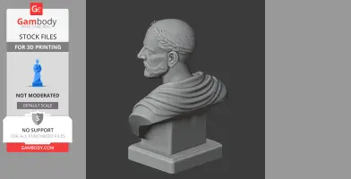 Cicero Bust - Historical Warrior STL