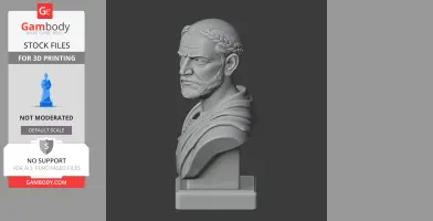 Cicero Bust - Historical Warrior STL