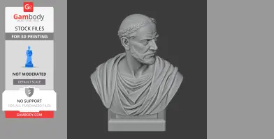 Cicero Bust - Historical Warrior STL