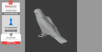 Hen Harrier - Prehistoric Animal STL