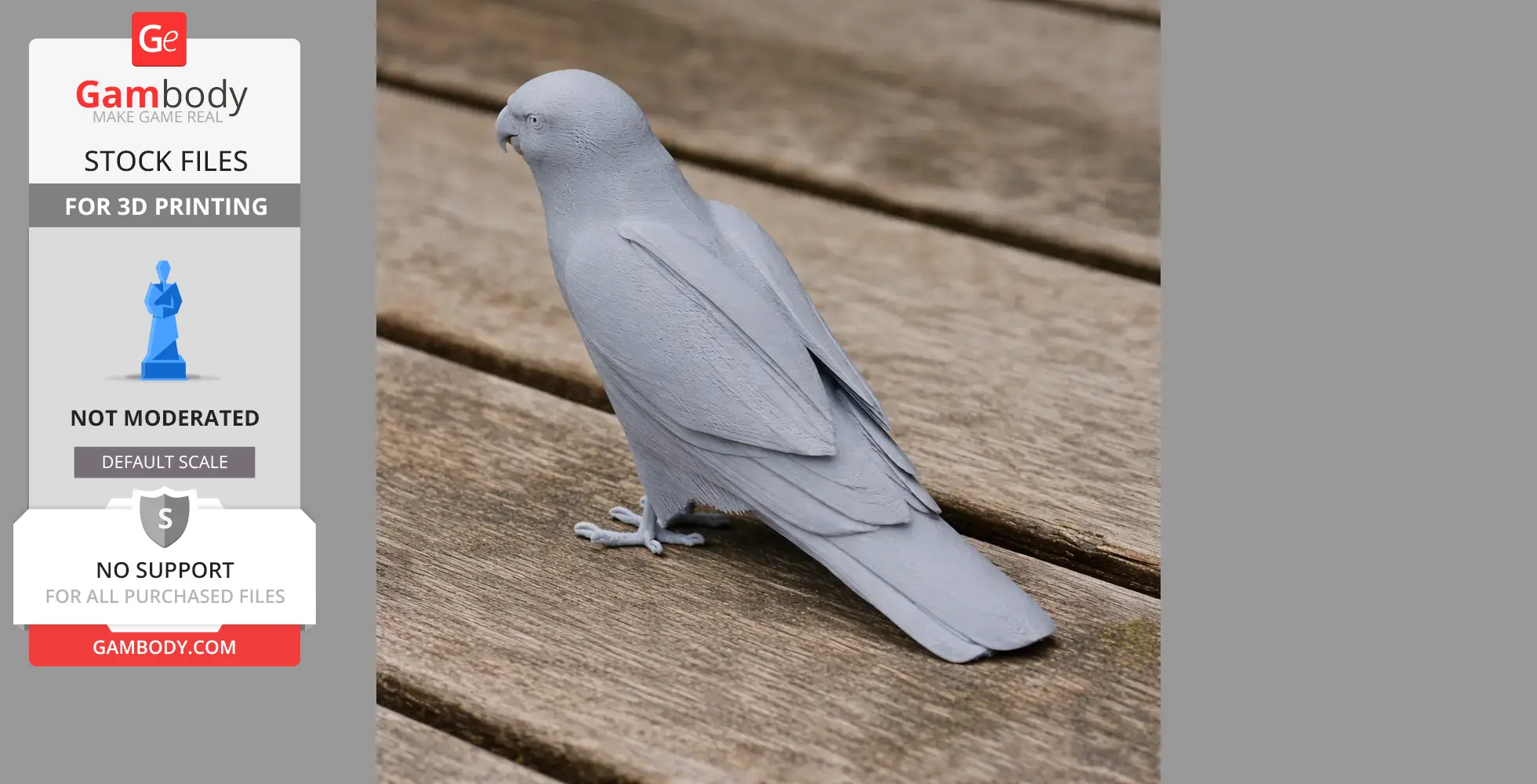 Hen Harrier - Prehistoric Animal STL