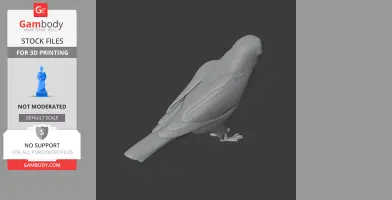 Hen Harrier - Prehistoric Animal STL