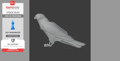 Hen Harrier - Prehistoric Animal STL
