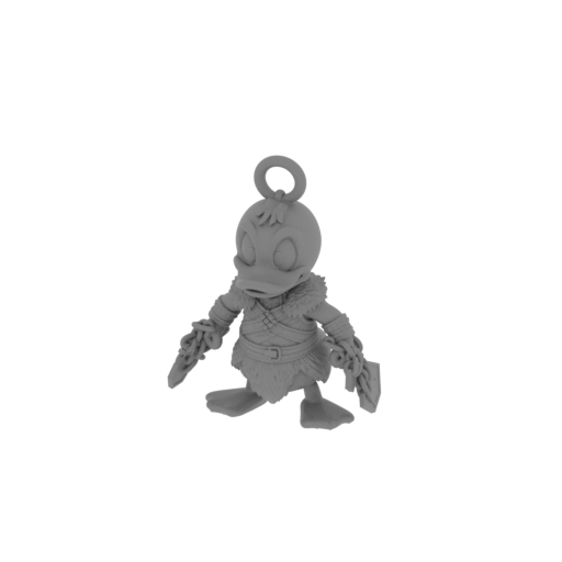 Donald Duck Kratos Ring Figure.stl