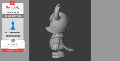 Donald Duck Loki Ring Figure - Mashup Figure STL