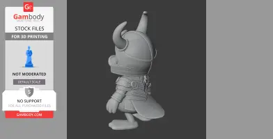Donald Duck Loki Ring Figure - Mashup Figure STL