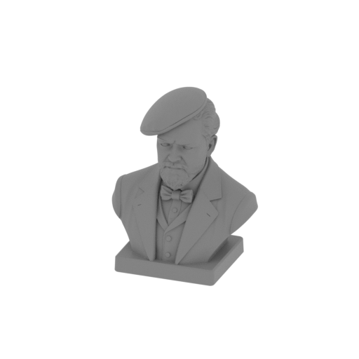 Claude Debussy Bust.stl