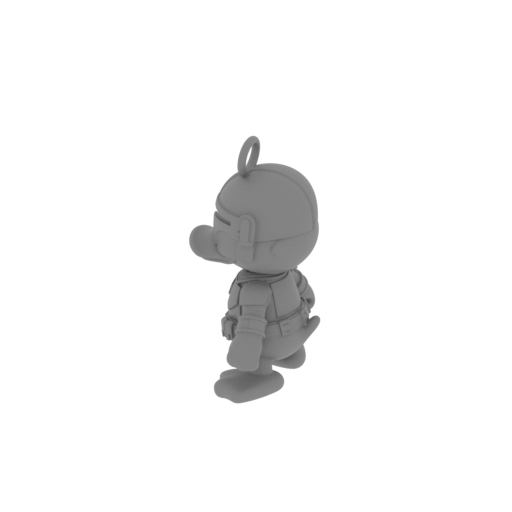 Donald Duck Mandalorian Ring Figure.stl