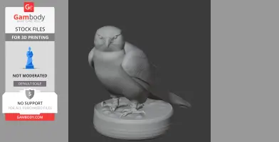Lanner Falcon - Prehistoric Animal STL