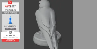 Lanner Falcon - Prehistoric Animal STL