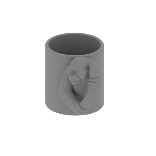 Orangutan Mug.stl