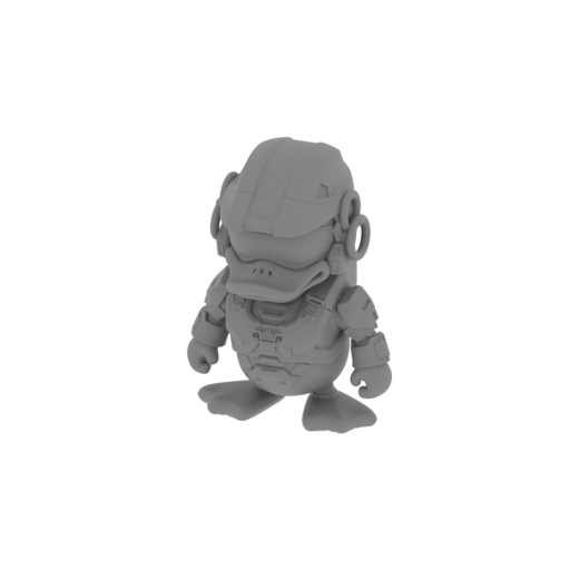 Donald Duck Master Chief Ring Figure.stl