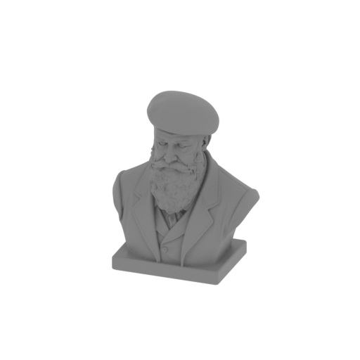 Claude Monet Bust.stl