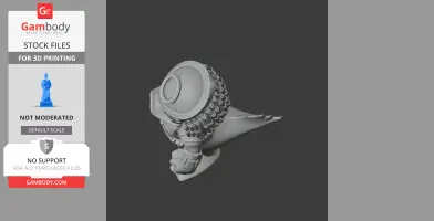 Donald Duck Predator Ring Figure - Mashup Figure STL