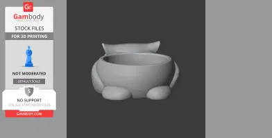 Owl Bowl - Animal Wall Hook STL