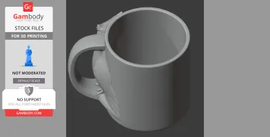Owl Mug - Animal Wall Hook STL