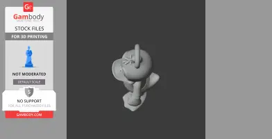 Donald Duck Spider-Man Ring Figure - Mashup Figure STL