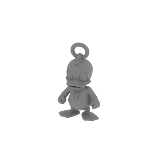 Donald Duck Spider-Man Ring Figure.stl