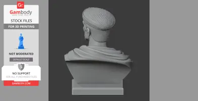 Constantine the Great Bust - Historical Warrior STL