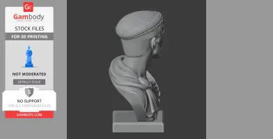 Constantine the Great Bust - Historical Warrior STL