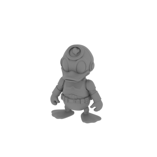 Donald Duck Stormtrooper Ring Figure.stl