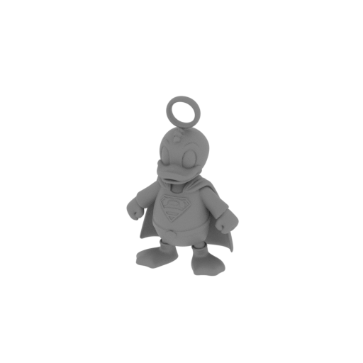 Donald Duck Superman Ring Figure.stl