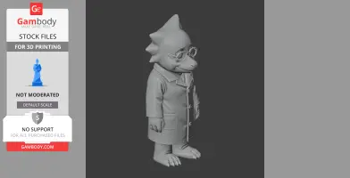 Alphys - Undertale Figurine - Character Figure STL