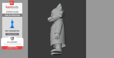 Alphys - Undertale Figurine - Character Figure STL