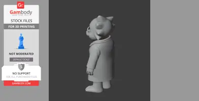Alphys - Undertale Figurine - Character Figure STL