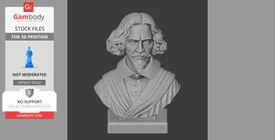 Diego Velazquez Bust - Historical Warrior STL