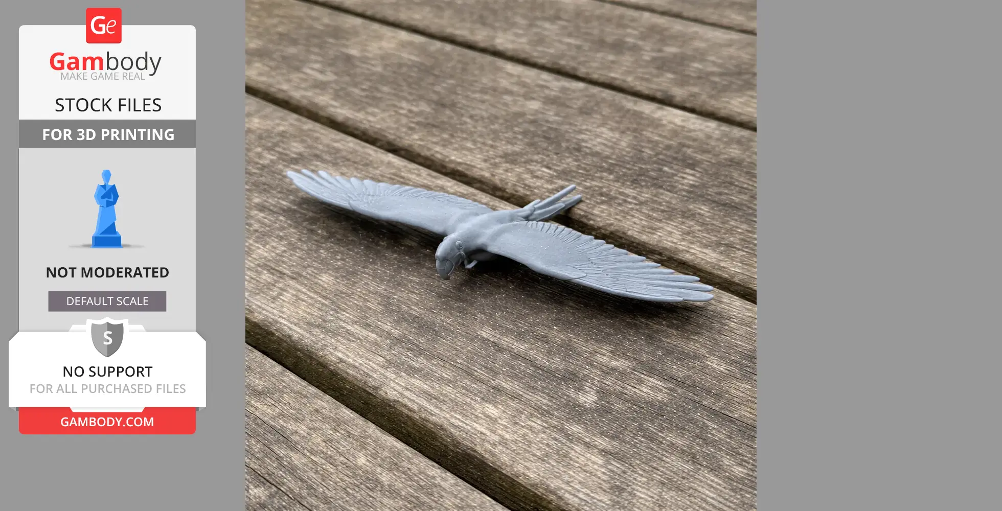 Military Macaw - Prehistoric Animal STL