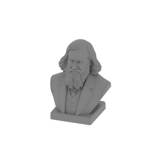 Dmitri Mendeleev Bust.stl